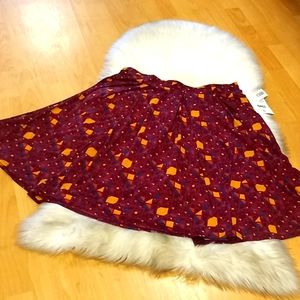 LulaRoe Abstract Jersey Madison  Full Skirt